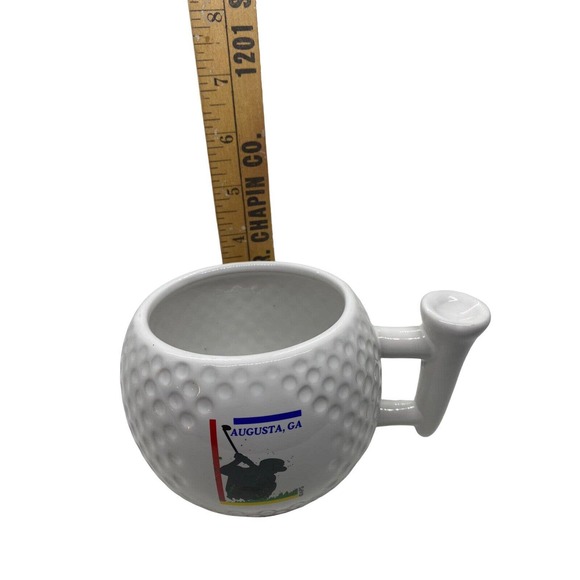 Augusta GA Golf Ball and Tee Shaped Coffee Mug Cup - Picture 8 of 9